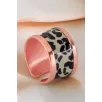 Kadın Bakır Bileklik Yüzük Set - Leopar Model Özel Baskı Metal Kutu Ve Kuvars Taşı Kadın Bakır Bileklik Yüzük Set - Leopar Model Özel Baskı Metal Kutu Ve Kuvars Taşı