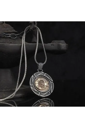 Ayyıldız Model 925 Ayar Gümüş Erkek Kolye Zincir Gklayyldzyv-gms