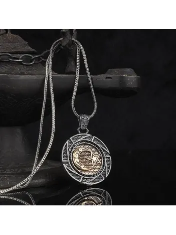 Ayyıldız Model 925 Ayar Gümüş Erkek Kolye Zincir Gklayyldzyv-gms