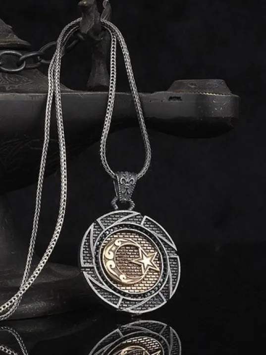 Ayyıldız Model 925 Ayar Gümüş Erkek Kolye Zincir Gklayyldzyv-gms Ayyıldız Model 925 Ayar Gümüş Erkek Kolye Zincir Gklayyldzyv-gms