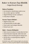 Saf Dövme Bakır Bileklik El Işçiliği Grift Kelepçe Metal Kutu Doğal Taşlar Kadın Erkek Bilezik