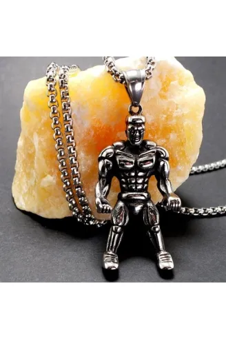 Ottoman Fitness Bodybuilding Erkek Çelik Kolye Zincir