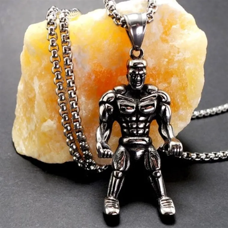Ottoman Fitness Bodybuilding Erkek Çelik Kolye Zincir Ottoman Fitness Bodybuilding Erkek Çelik Kolye Zincir