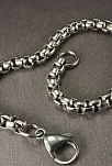OttoMan Steel 5mm Polo Çelik Erkek Bileklik Künye Orta Kalınlıkta