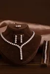 Kadın Gümüş Takı Seti - Şahmeran Yuvarlak Model Zirkon Taşlı Kolye, Bileklik, Yüzük, Küpe Tam Set