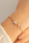 Kadın Gümüş Bileklik - Baget Taşlı Damla Model Gümüş Bileklik Kadın Gümüş Bileklik - Baget Taşlı Damla Model Gümüş Bileklik