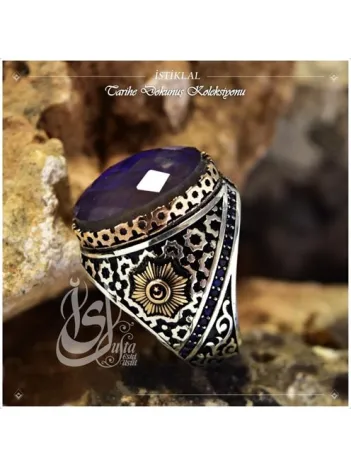 İslam Usta Tasarımı İstiklal Gümüş Erkek Yüzük