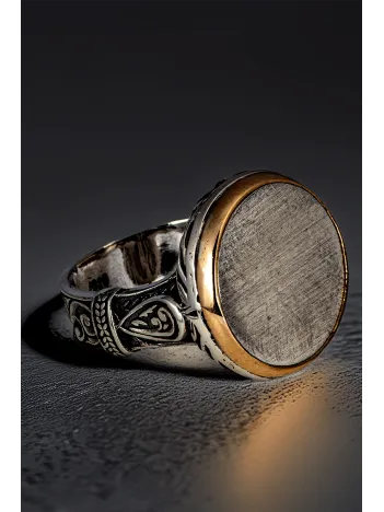 Erkek Oval Model 925 Ayar Gümüş Yüzük