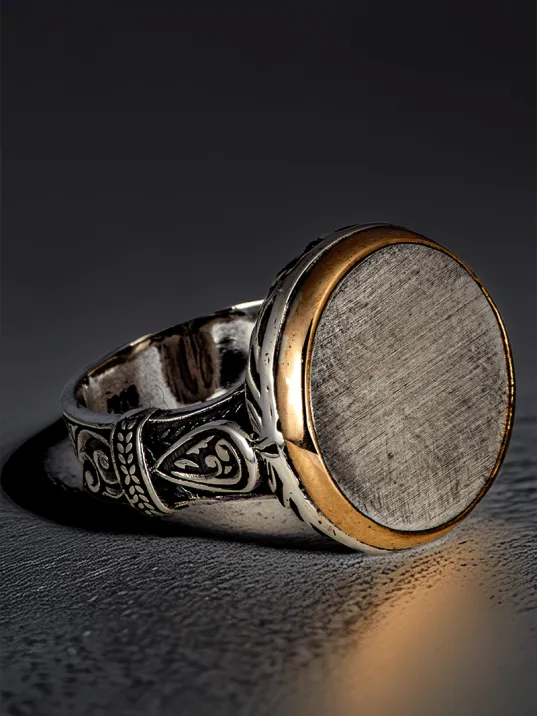 Erkek Oval Model 925 Ayar Gümüş Yüzük