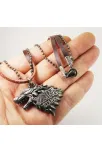 Game Of Thrones Winter İs Coming Deri Erkek Kolye Game Of Thrones Winter İs Coming Deri Erkek Kolye