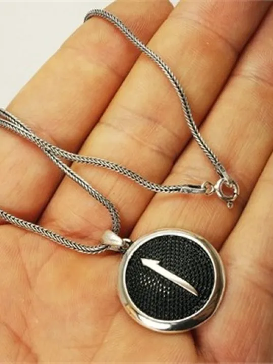 Elif Erkek Gümüş Kolye Zincir