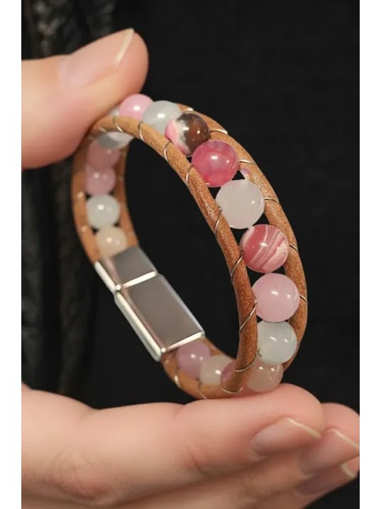 Sakura Model Bayan Deri Bileklik