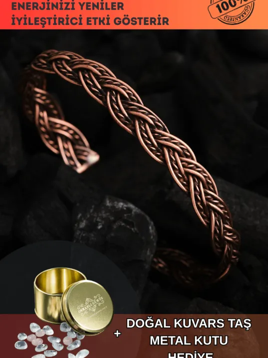 Kadın Bakır Bileklik - Örgü Model Kadın Bakır Kelepçe Bileklik Bilezik Kadın Bakır Bileklik - Örgü Model Kadın Bakır Kelepçe Bileklik Bilezik