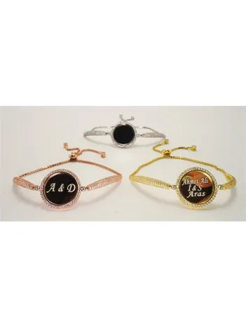 Kadın Gümüş Altın Renk Suyolu Bileklik Bilezik