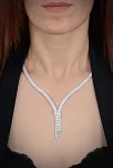 Kadın Gümüş Set - Afrodit  Gümüş Su Yolu Set - Kolye, Bileklik, Küpe, Yüzük