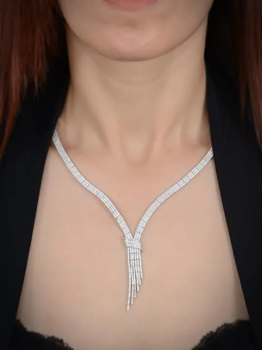 Kadın Gümüş Set - Afrodit  Gümüş Su Yolu Set - Kolye, Bileklik, Küpe, Yüzük Kadın Gümüş Set - Afrodit  Gümüş Su Yolu Set - Kolye, Bileklik, Küpe, Yüzük