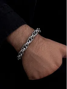 Erkek Çelik Bileklik - Sarmal Model Çelik Bileklik