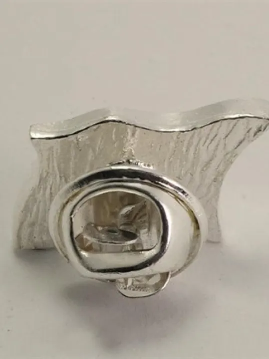 Ay Yıldız Türk Bayrağı Gümüş Rozet Ay Yıldız Türk Bayrağı Gümüş Rozet