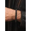 Erkek Kadın Doğal Taş Bileklik - Siyah Hematit Doğal Taşlı Makrome Yuvarlak Model Unisex Bileklik Erkek Kadın Doğal Taş Bileklik - Siyah Hematit Doğal Taşlı Makrome Yuvarlak Model Unisex Bileklik