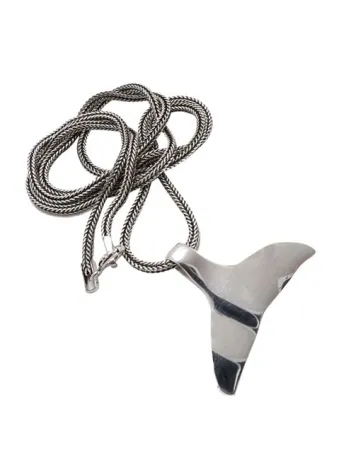 Balina Kuyruğu Erkek Gümüş Kolye Zincir