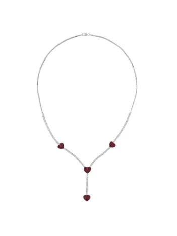 Arya Yakut Taşlı Bayan Gümüş Kolye