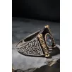 Erkek Mistik Topaz Taşlı Kitap Motifli 925 Ayar Gümüş Yüzük Erkek Mistik Topaz Taşlı Kitap Motifli 925 Ayar Gümüş Yüzük
