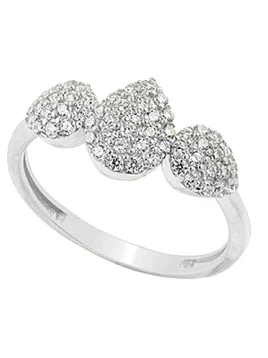 İlyada Zirkon Taşlı Bayan Gümüş Yüzük İlyada Zirkon Taşlı Bayan Gümüş Yüzük