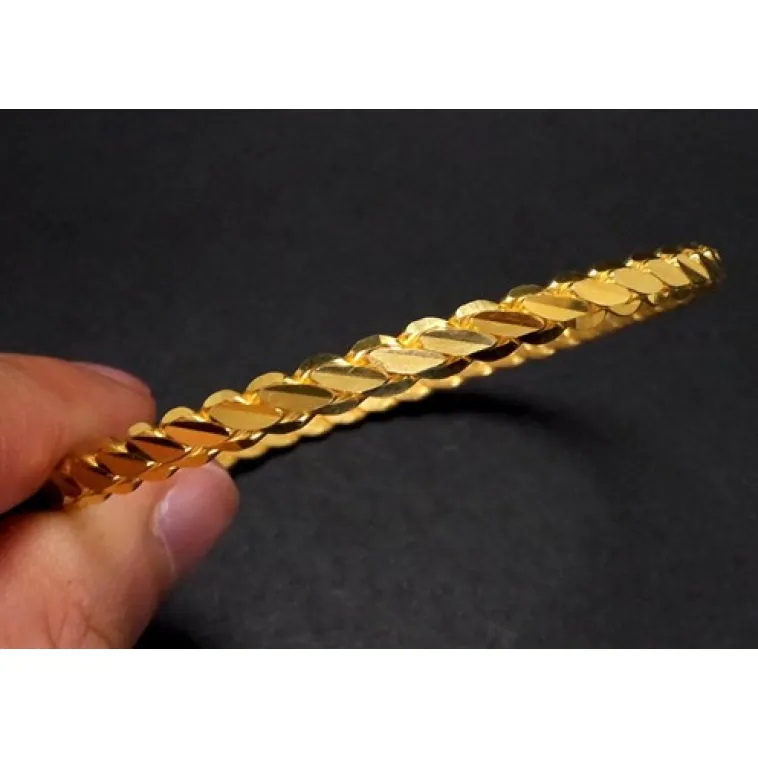 Adana Burma 14 gr 22 Ayar Altın Kaplama Gümüş Bilezik Adana Burma 14 gr 22 Ayar Altın Kaplama Gümüş Bilezik