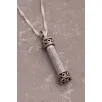 Camlı Gümüş Cevşen Muska Kadın Kolye Zincir Camlı Gümüş Cevşen Muska Kadın Kolye Zincir