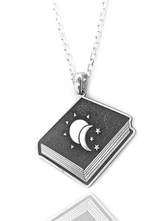 Gece Gündüz Kitap Model Bayan Gümüş Kolye Forse Zincir GKLKKITAP01-BYZ Gece Gündüz Kitap Model Bayan Gümüş Kolye Forse Zincir GKLKKITAP01-BYZ
