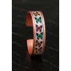 Kadın Bakır Bileklik Yüzük Set - Butterfly Model Özel Baskı Metal Kutu Ve Kuvars Taşı Kadın Bakır Bileklik Yüzük Set - Butterfly Model Özel Baskı Metal Kutu Ve Kuvars Taşı