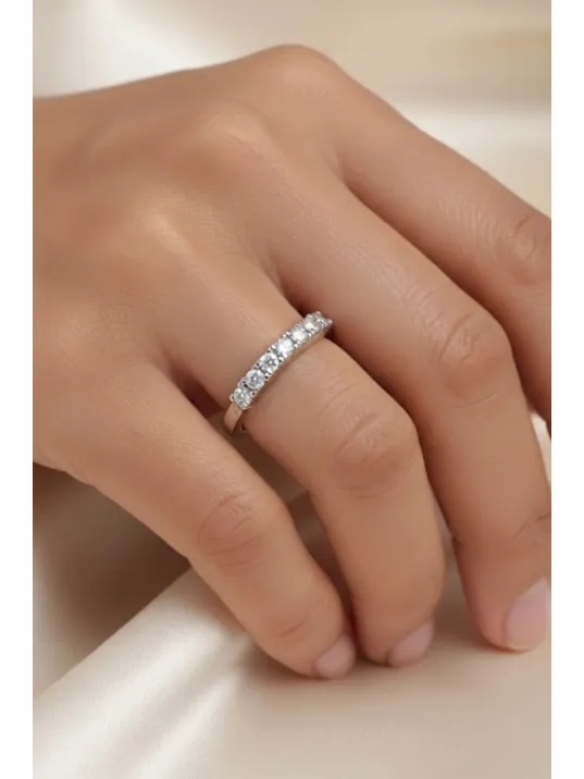 Alya Gümüş Su Yolu Yüzük