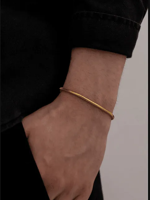 Sarp Model Kadın Erkek Çelik Bileklik