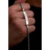 Erkek Gümüş Bileklik - 2.8 mm İsim Yazılabilir Kral Zincir Gümüş Bileklik Erkek Gümüş Bileklik - 2.8 mm İsim Yazılabilir Kral Zincir Gümüş Bileklik