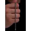 Erkek Gümüş Bileklik - 3mm Arnavut Zinciri Gümüş Bileklik Erkek Gümüş Bileklik - 3mm Arnavut Zinciri Gümüş Bileklik