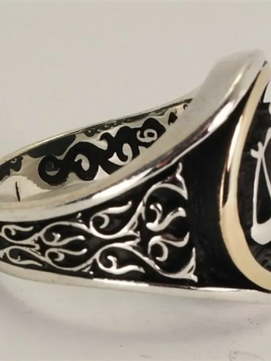 Avukat ve Hakimlere Özel Adalet Terazisi Gümüş Erkek Yüzüğü