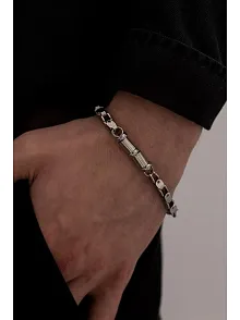 Luna Model Çelik Erkek Bileklik