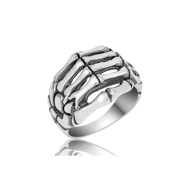 Erkek Gümüş Yüzük - İskelet Model Gotik Erkek Yüzük Erkek Gümüş Yüzük - İskelet Model Gotik Erkek Yüzük