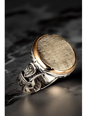 Erkek Oval Model 925 Ayar Gümüş Yüzük