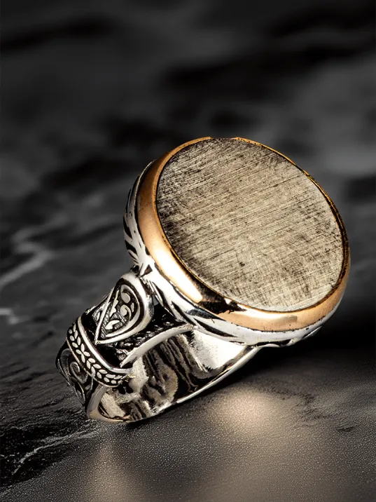 Erkek Oval Model 925 Ayar Gümüş Yüzük