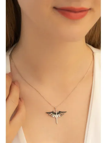 Kadın Gümüş Kolye - Mikailin Kılıcı Bayan Gümüş Kolye