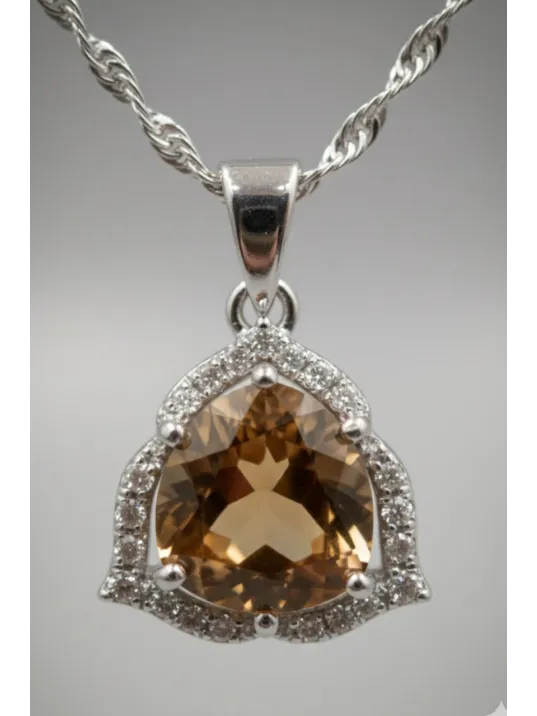 Kadın Gümüş Kolye Küpe Set - Nera Model Zultanit Taşlı Kadın Gümüş Set