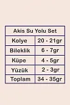 Akis Bayan Yakut Taşlı Gümüş Su Yolu Set - Kolye, Bileklik, Küpe, Yüzük Akis Bayan Yakut Taşlı Gümüş Su Yolu Set - Kolye, Bileklik, Küpe, Yüzük