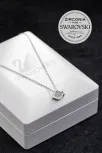 Kadın Gümüş Kolye - Swarovski Taşlı Zirconia Balık Motifli Kadın Kolye
