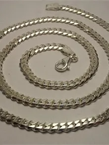 Gurmet Erkek Gümüş Kolye Zincir 4,3mm İnce Model