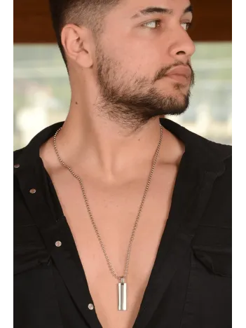 Ottoman Çelik Çubuk Kolye Erkek Cklgmsdblok Ottoman Çelik Çubuk Kolye Erkek Cklgmsdblok