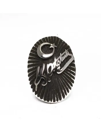 Atatürk İmzalı Ve Ayyıldız’lı Gümüş Rozet Yaka İğnesi