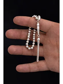 Gümüş Tespih Küre Kesim Minik Maskot Boy 12,5gr