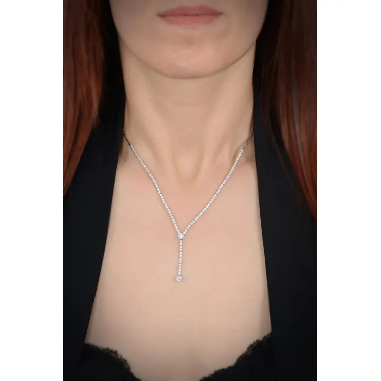 Alyona Bayan Zirkon Taşlı Gümüş Su Yolu Set - Kolye, Bileklik, Küpe, Yüzük Alyona Bayan Zirkon Taşlı Gümüş Su Yolu Set - Kolye, Bileklik, Küpe, Yüzük