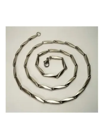 Çelik Erkek Kolye Zincir Ince Kibar Model